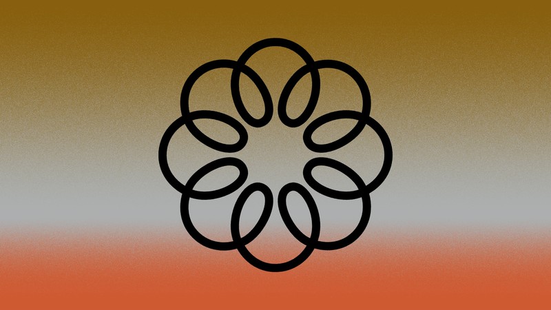James Flower logo symbol and gradient background