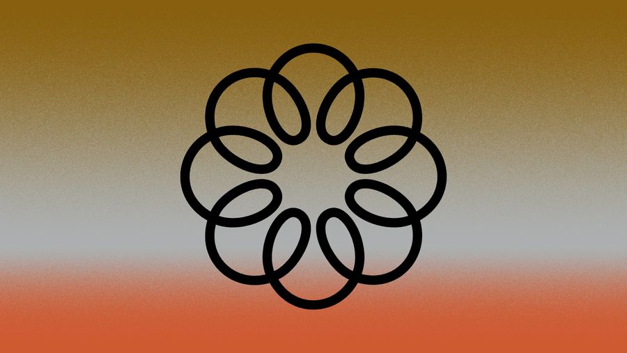 James Flower logo symbol and gradient background